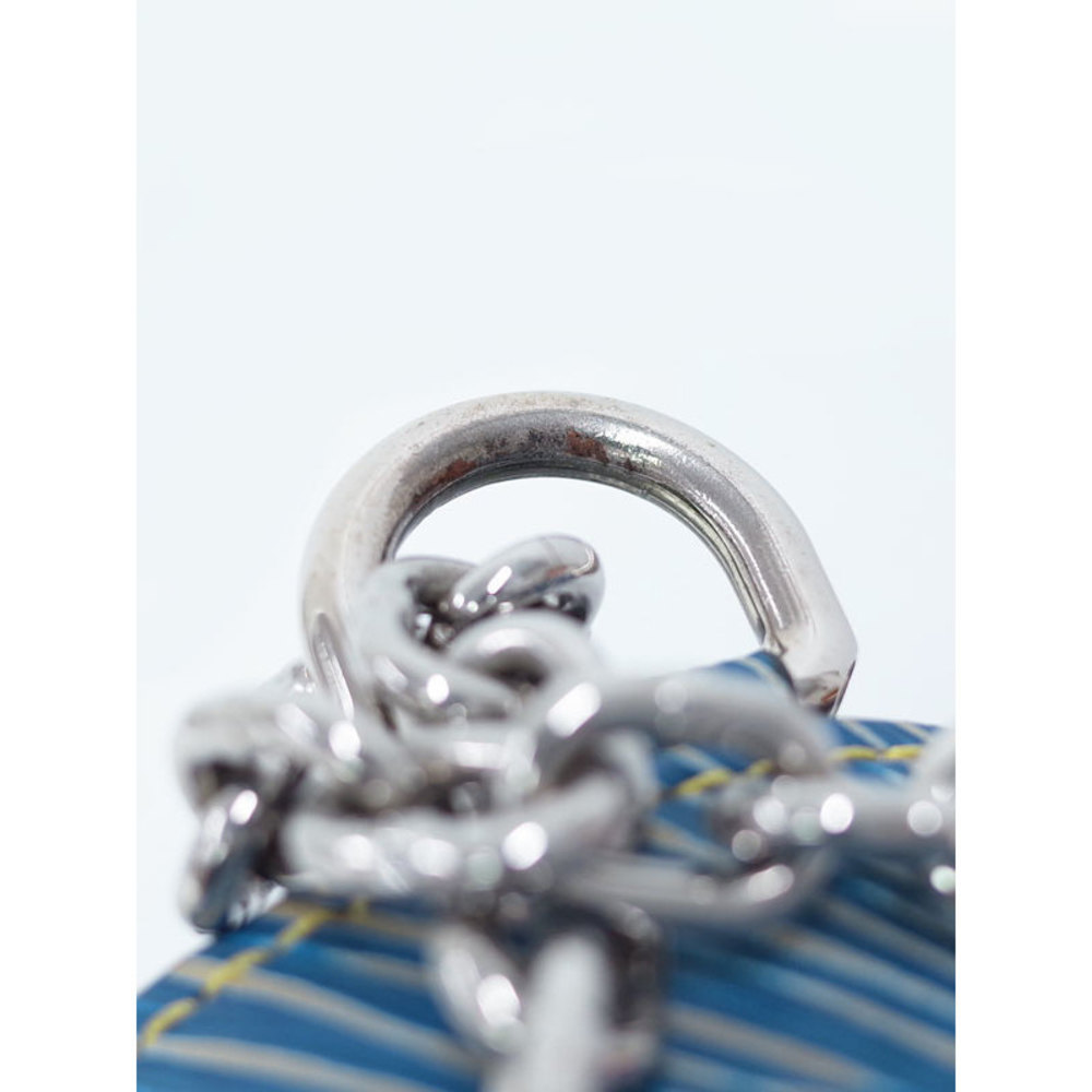 Louis Vuitton Epi Twist MM Chain Shoulder Bag Denim Blue - Picture 8 of 9